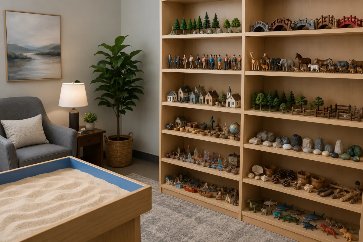 Sandtray miniatures selection