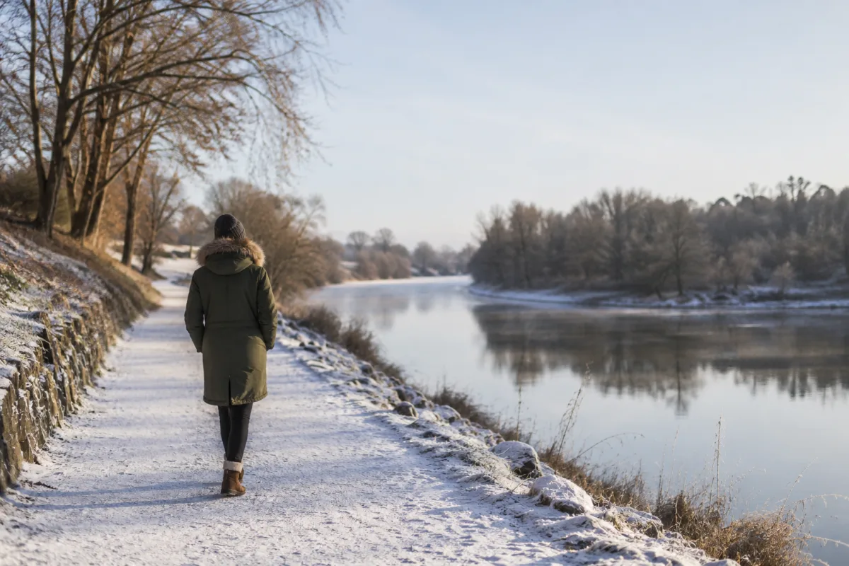 Winter walk for daylight
