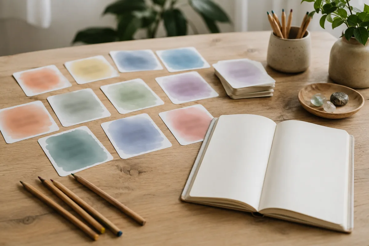 Emotion vocabulary cards for teens