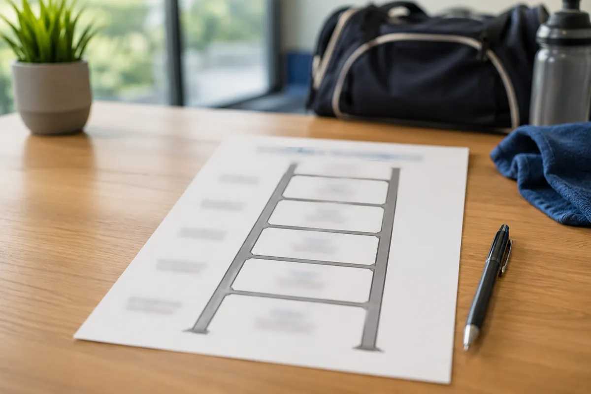 Goal ladder worksheet for teen boys