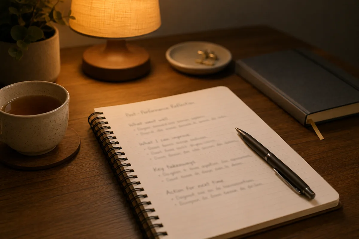 Performance review notebook