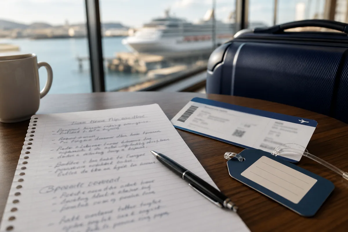 Cruise missed connection insurance notes