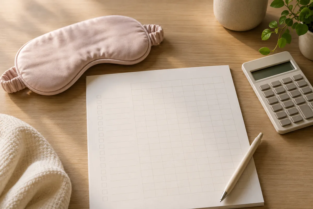 Sleep and money stress tracking