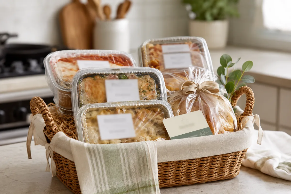Meal gift for expectant parents
