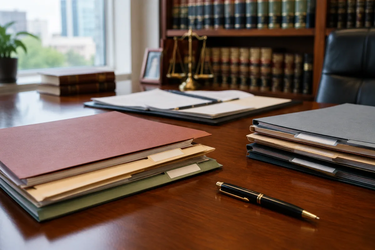 Probate lawyer document folder
