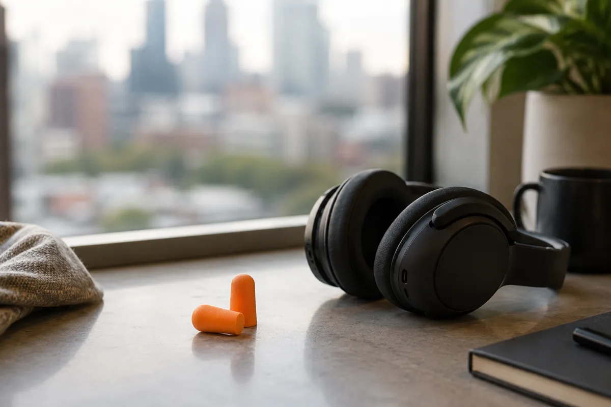 Urban noise hearing protection