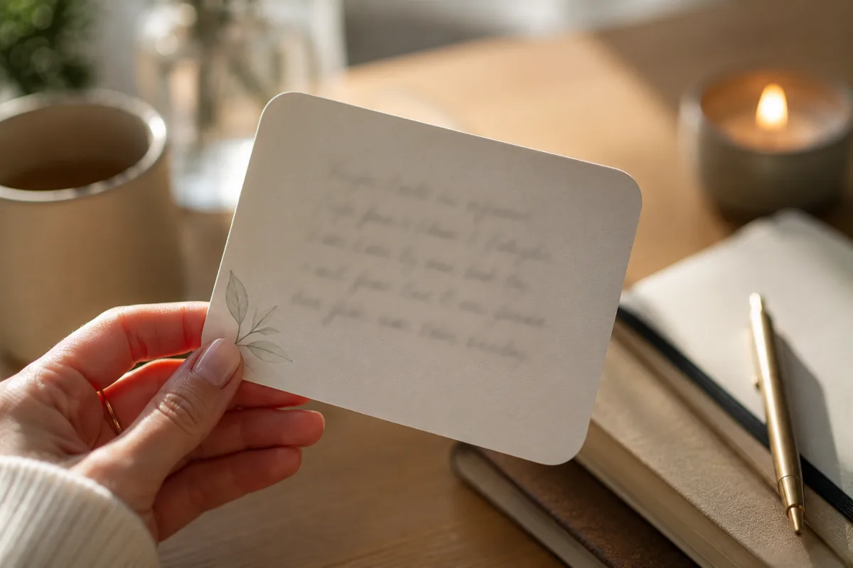 affirmation and action list