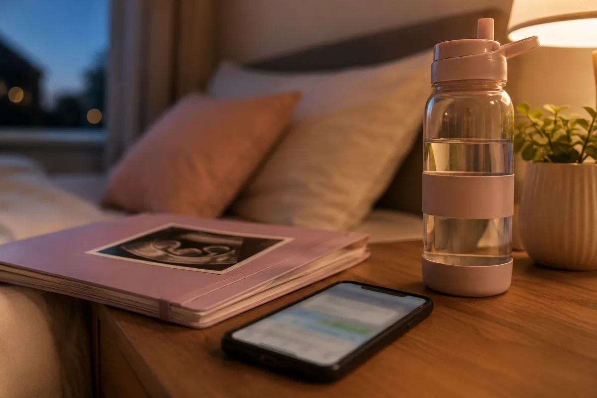 Urgent pregnancy warning signs call setup