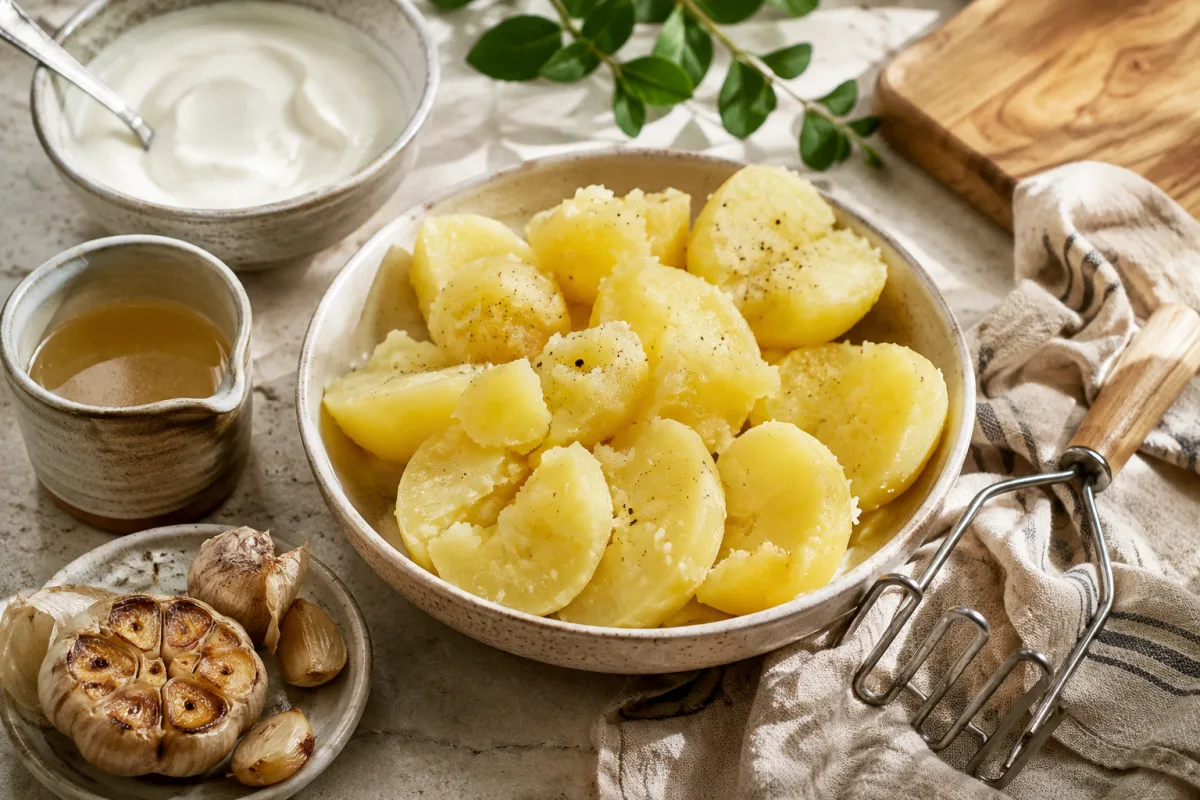 Lighter mashed potato ingredients