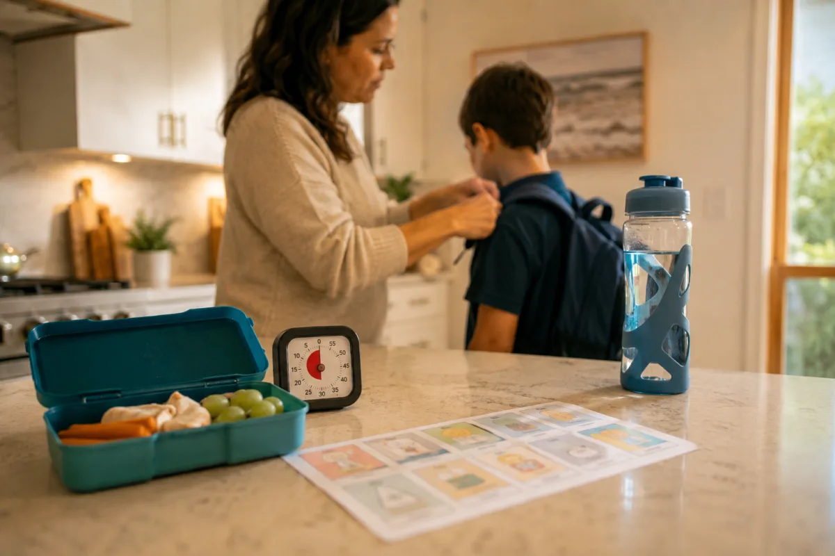 Toddler routine plan to prevent tantrums