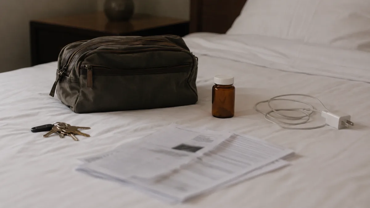 Safety planning essentials packed discreetly
