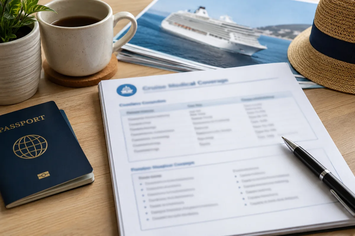 Cruise medical coverage notes