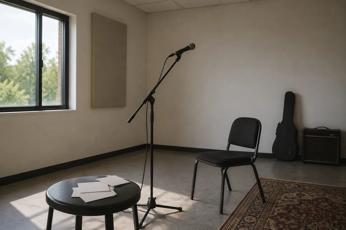 Stage fright exposure practice