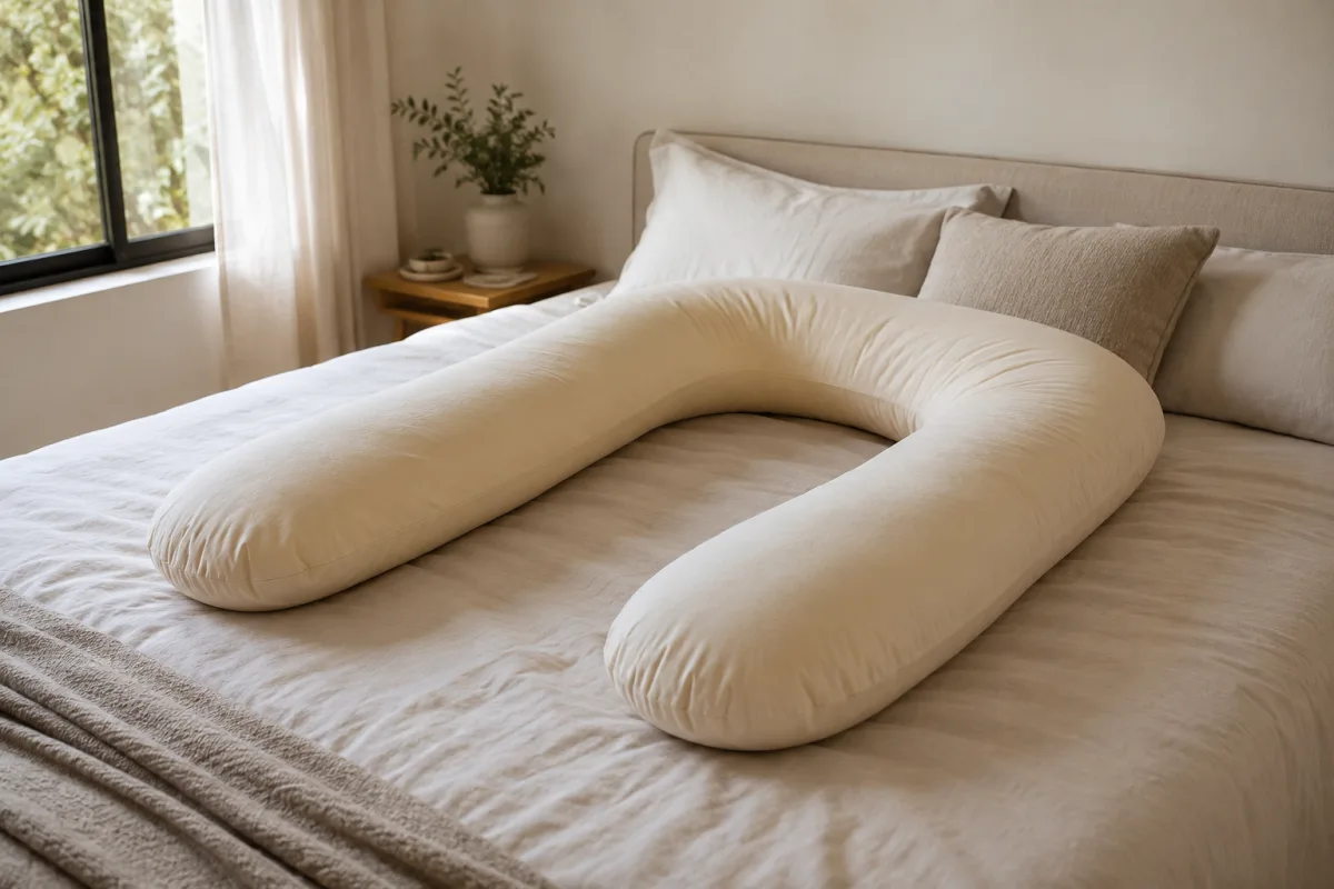 U shaped pregnancy body pillow