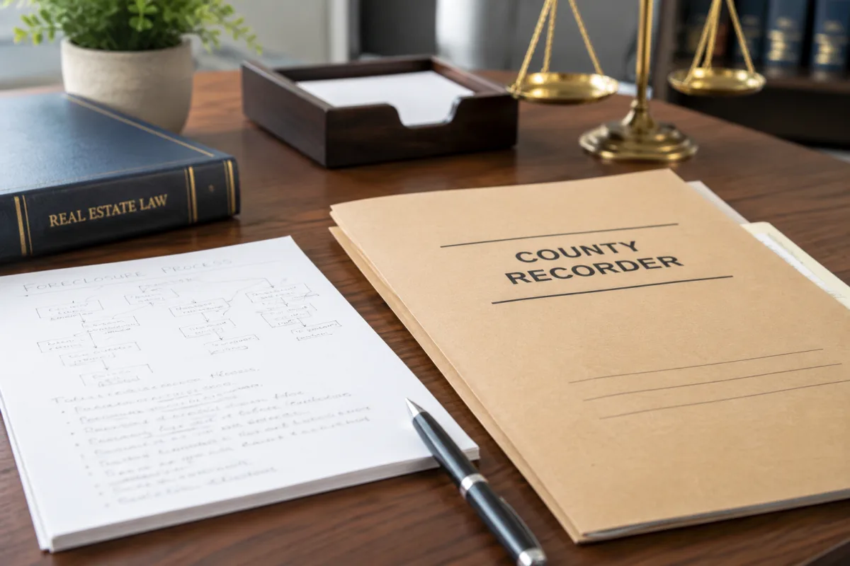 Deed of trust foreclosure notice notes