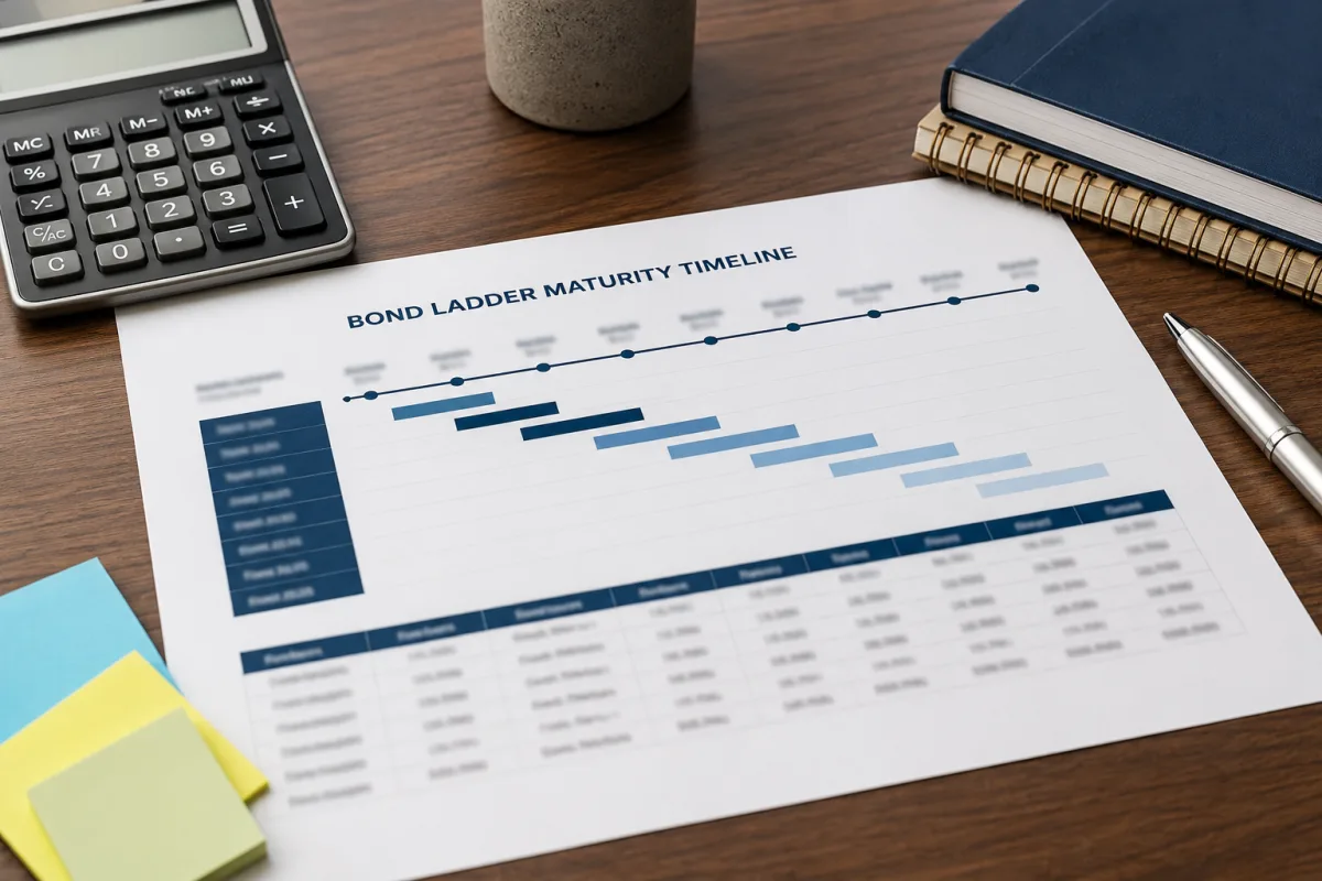Bond ladder maturity schedule