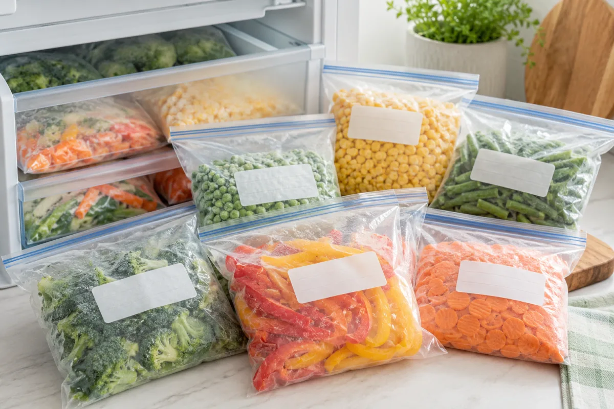 Freezing food before quality drops