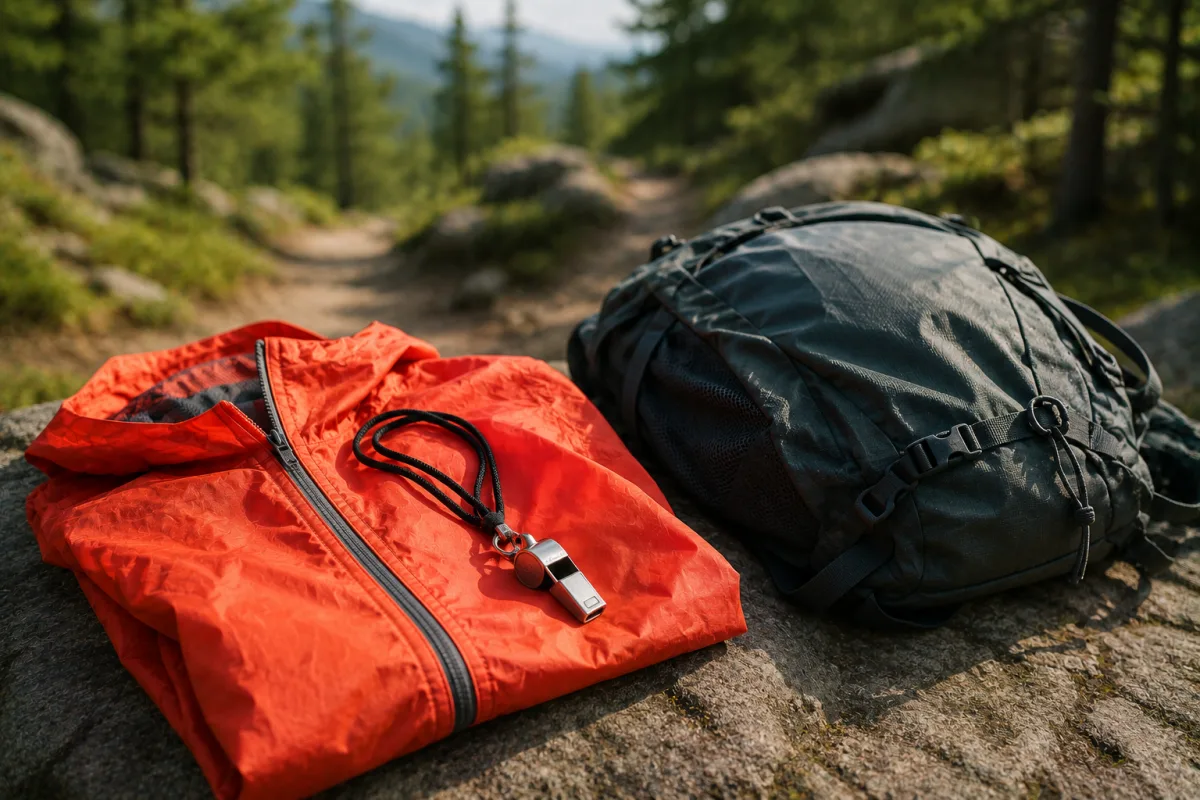 lost hiker whistle bright jacket