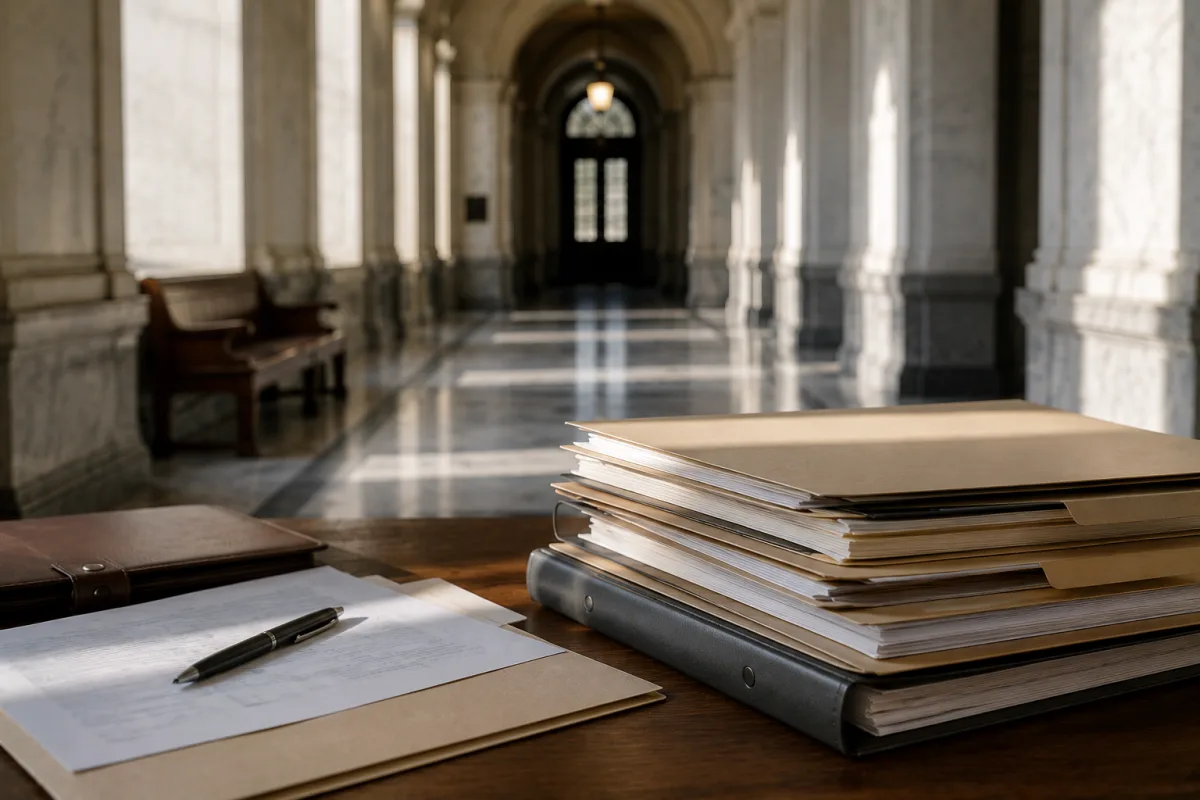 Court financial affidavit review