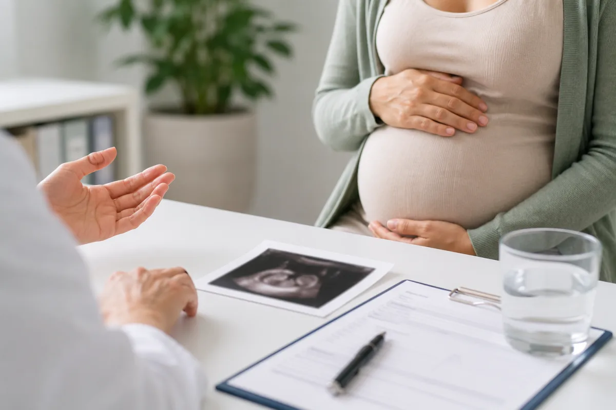 Pregnancy ultrasound notes for amniotic fluid