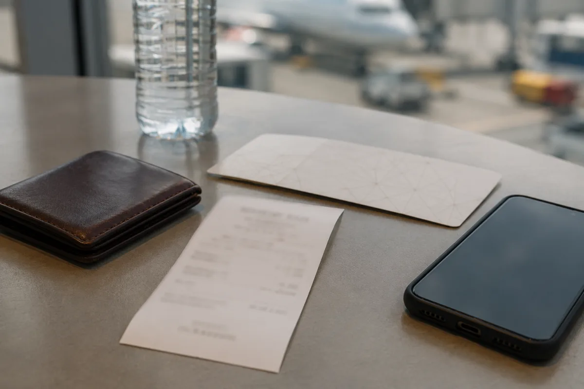 Trip delay receipts after lost passport