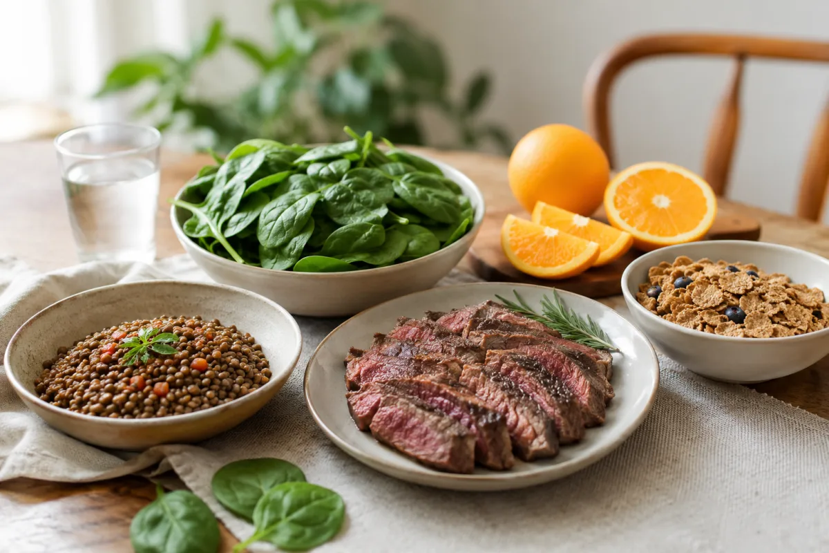 iron rich pregnancy foods