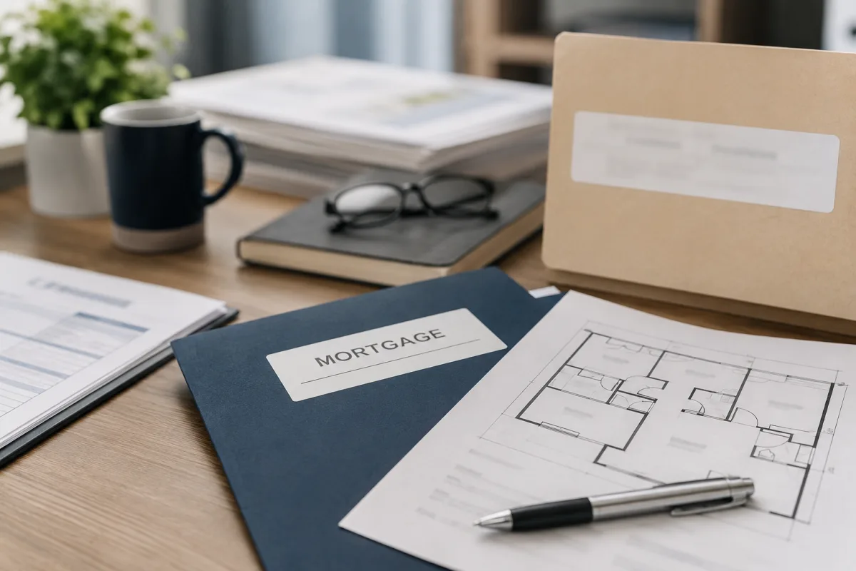 Mortgage documents and county recording notes