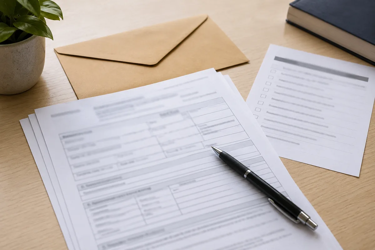 Power of attorney registration papers