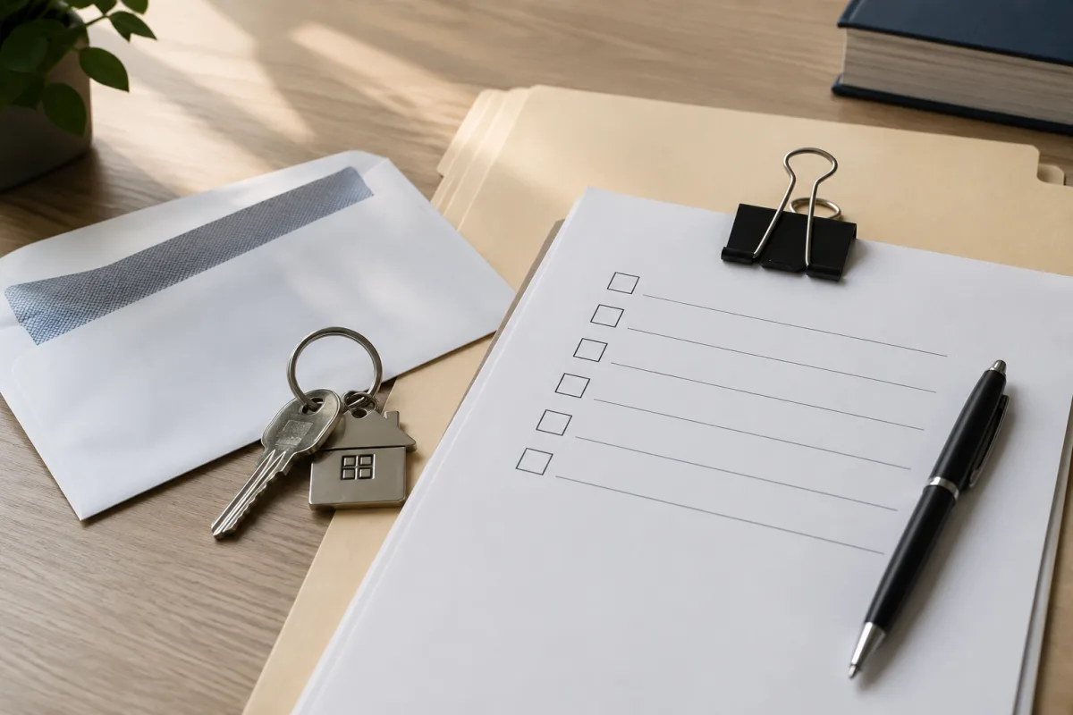Estate property records checklist