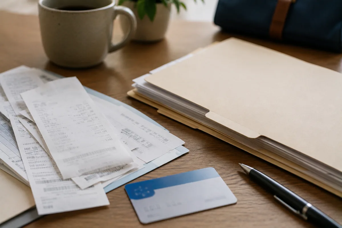 Secondary travel insurance paperwork