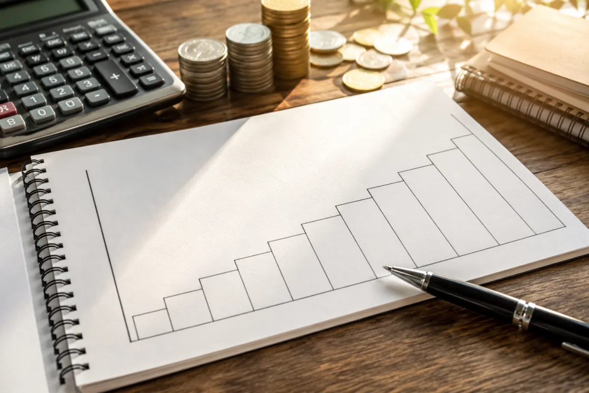 Gradual retirement savings ladder