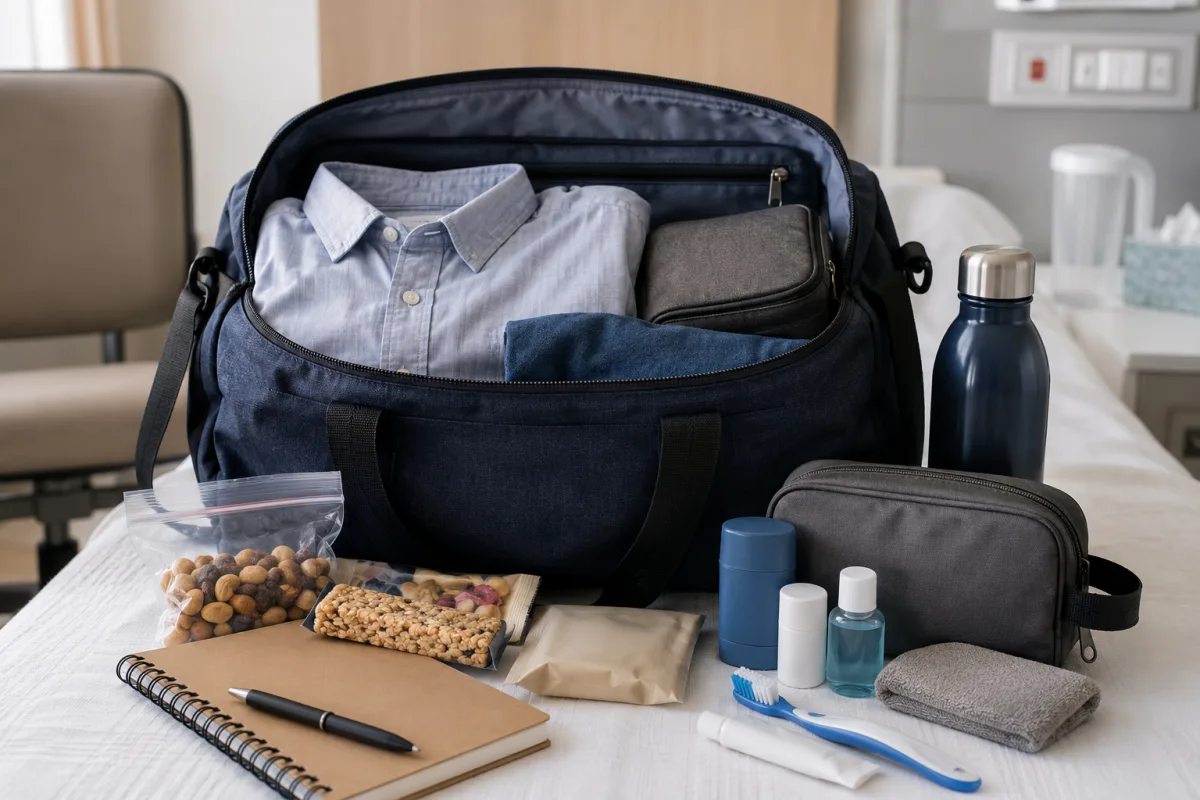 Postpartum support person bag