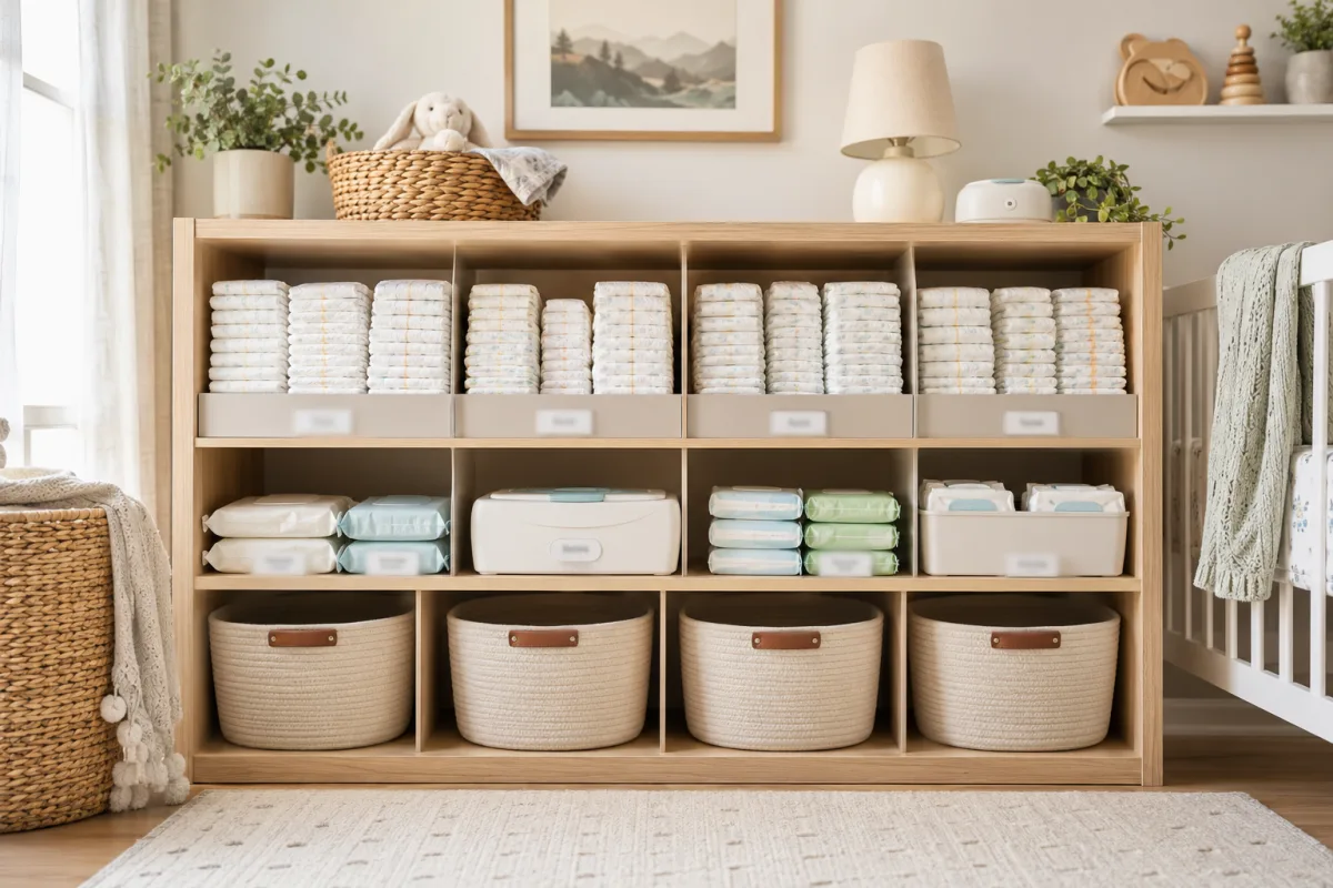 Diaper supply for newborn twins