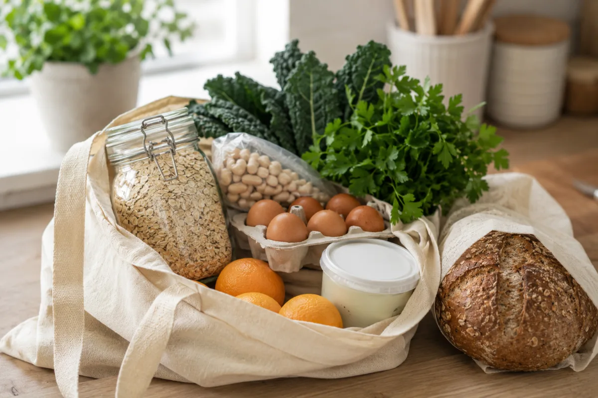 Pregnancy grocery ingredients