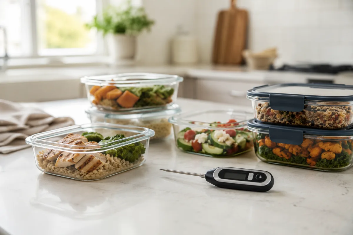 Food thermometer and leftovers