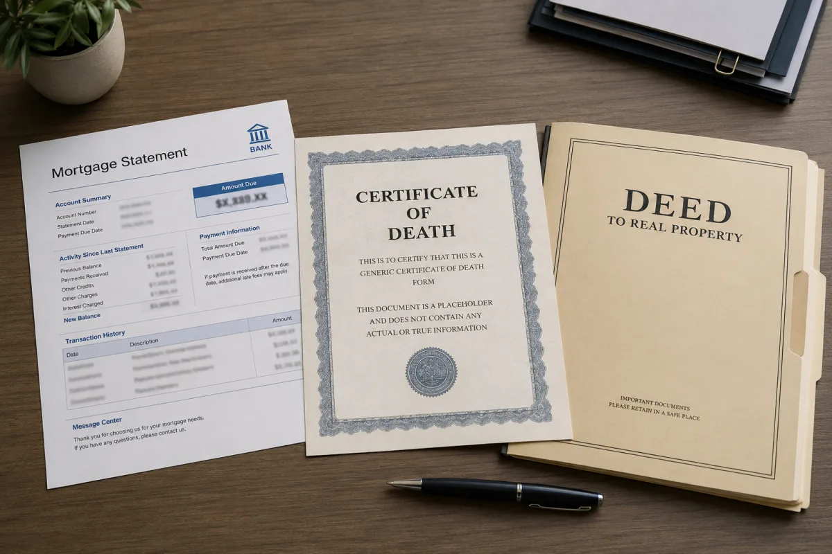 Mortgage successor documents