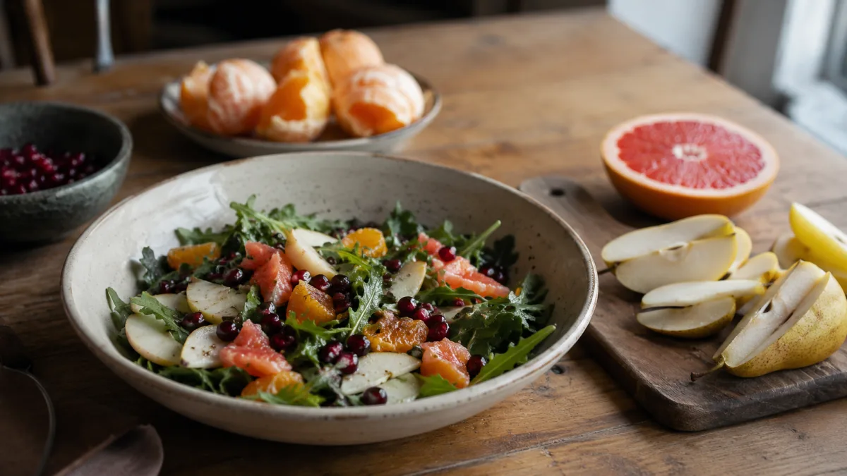 Citrus fruit for winter salad