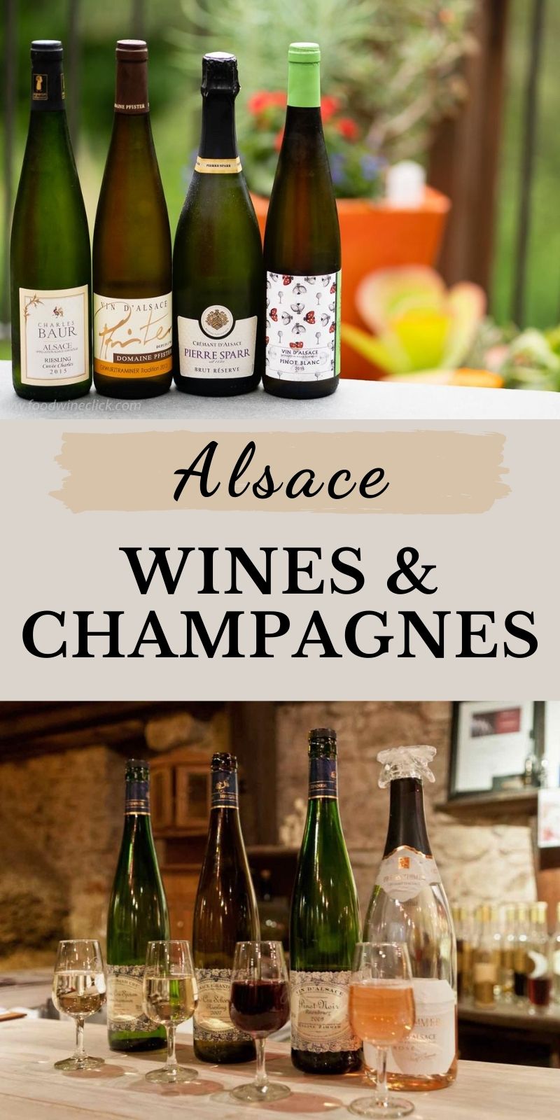 Alsace Wines And Champagnes