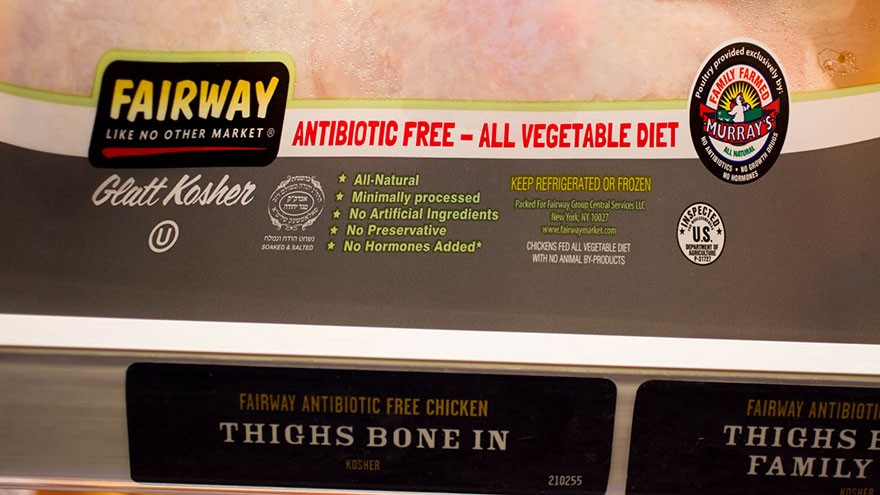 Labels on Chicken No Antibiotics