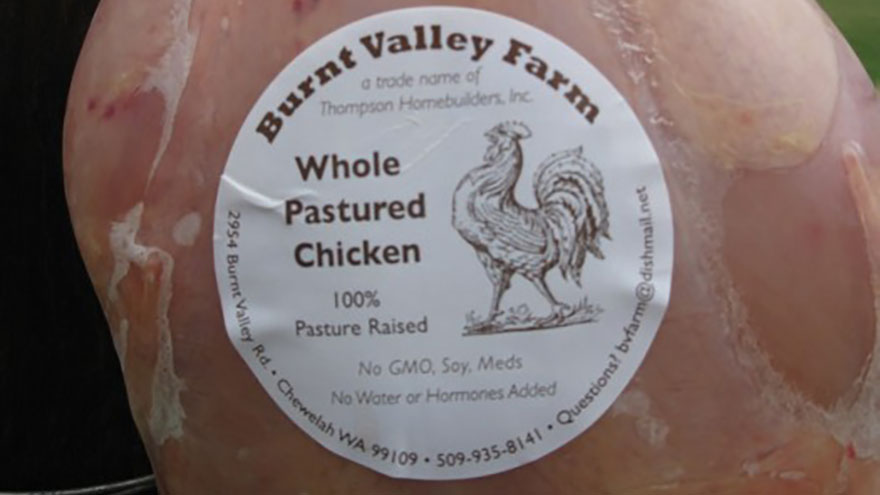 Labels on Chicken Pastured or Pasture-Raised