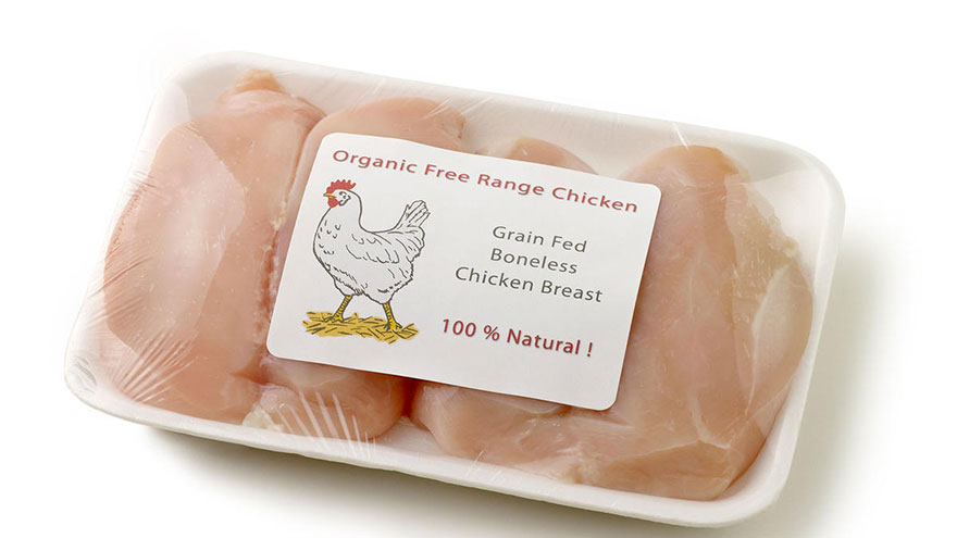 Labels on Chicken Free Range