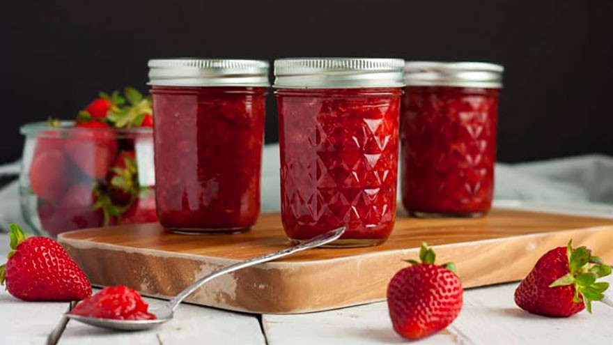 Strawberry Jam for Canning