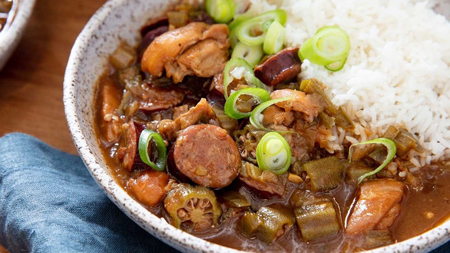 Cajun Gumbo with Chicken and Sausage Recipe