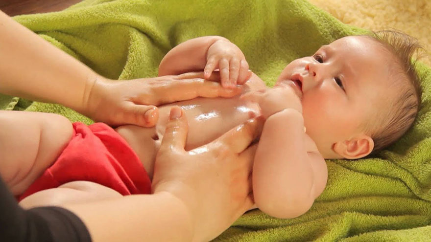 Give your baby a massage
