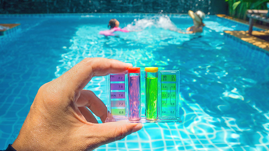 High Levels of Chlorine in a Pool