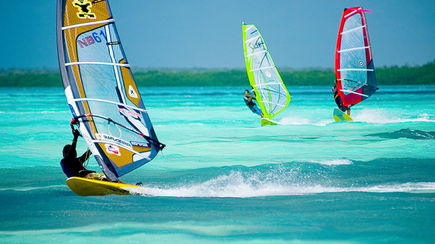 Windsurfing in the Philippines