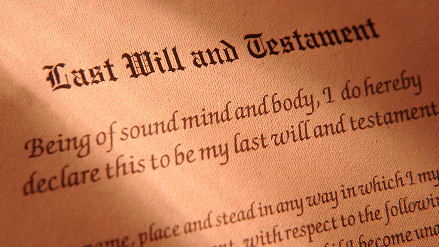 My Last Will & Testament